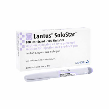 Stylo Lantus Solostar (Sanofi) - 300 UI/3 ml (insuline)